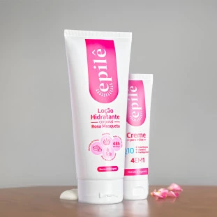 Kit - Loção Hidratante Corporal + Creme de Mãos Hidratante